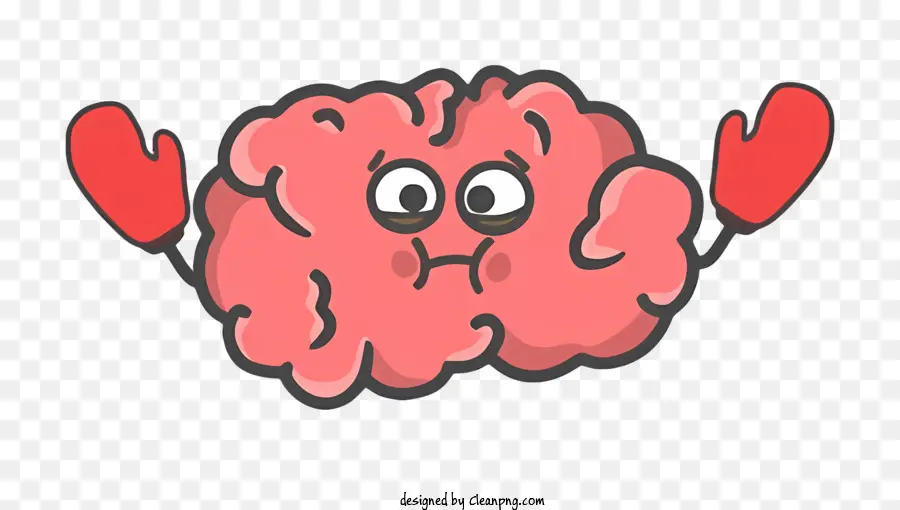 Karikatür Beyin，Beyin üzüntüsü PNG
