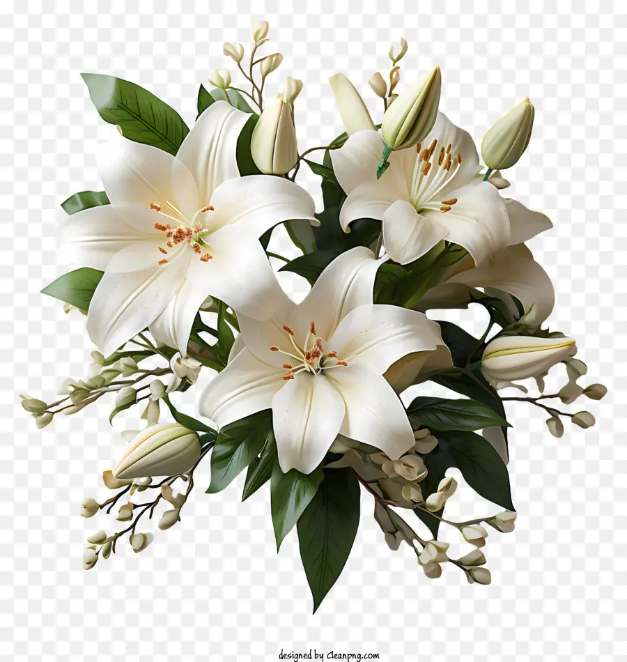 Paskalya Lily，Beyaz Lilyum PNG