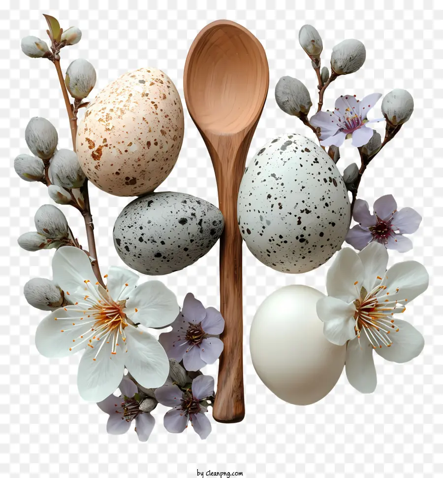 Paskalya Yumurtaları，Tahta Kaşık PNG