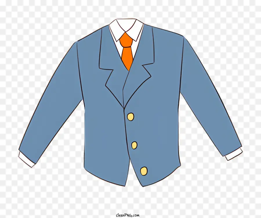 Erkek Takım Elbise，Mavi Takım PNG