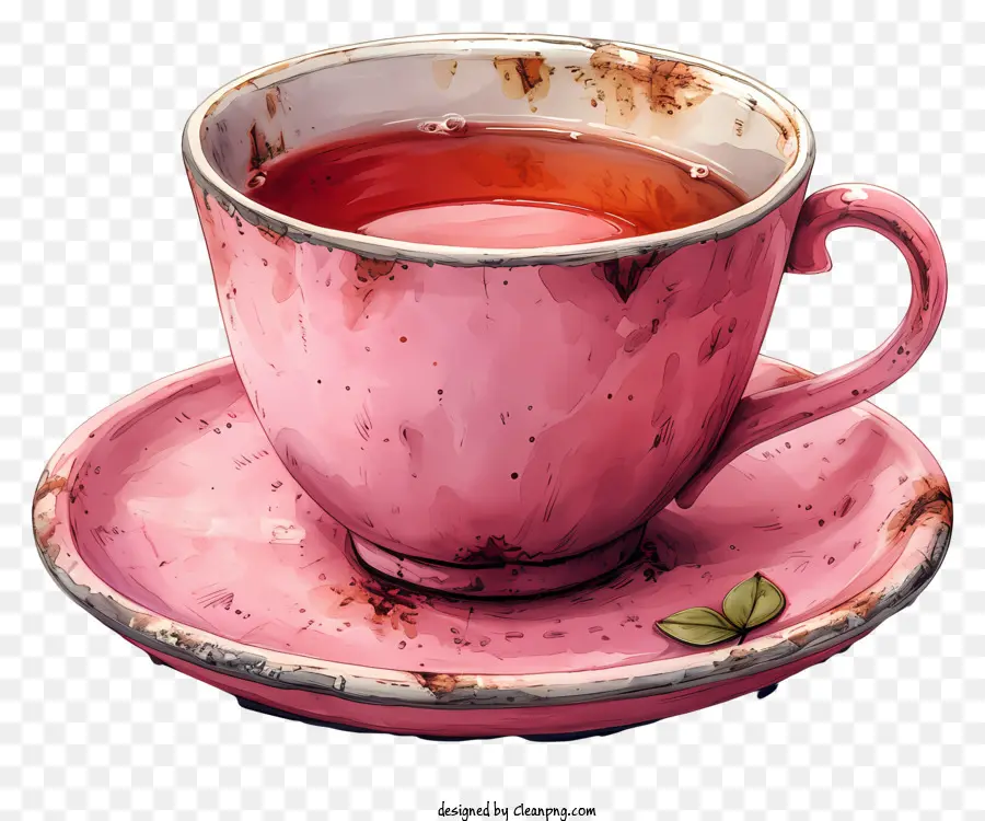 Çay Bardağı，Pembe Çay Fincanı PNG