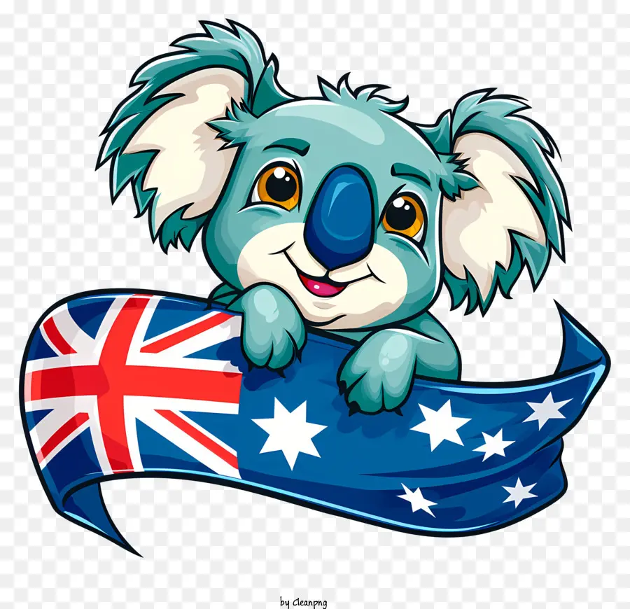 Avusturalya Günü，Karikatür Koala PNG
