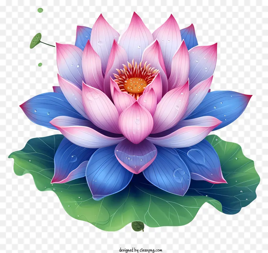 Karalama Stili Lotus çiçeği，Pembe Lotus PNG