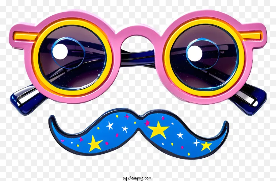 Sevimli Ve Renkli，Komik Groucho Burun Gözlükleri PNG
