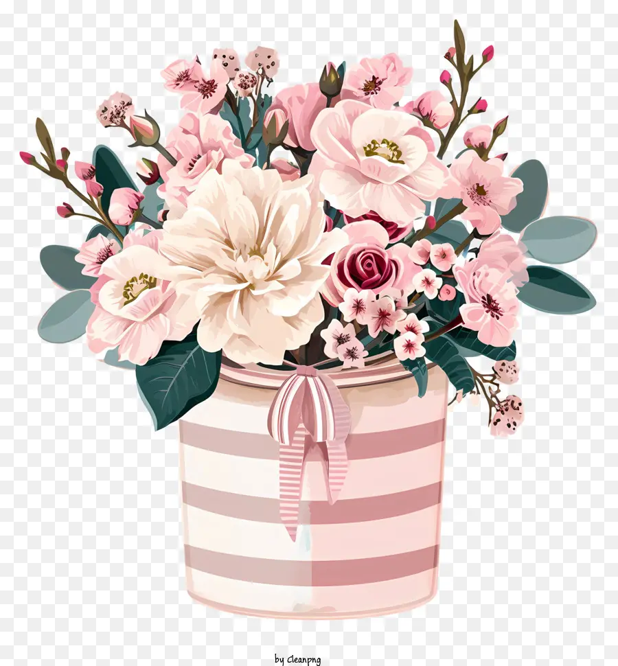 Sevgililer Çiçek Sanatı，çiçek Sepeti PNG