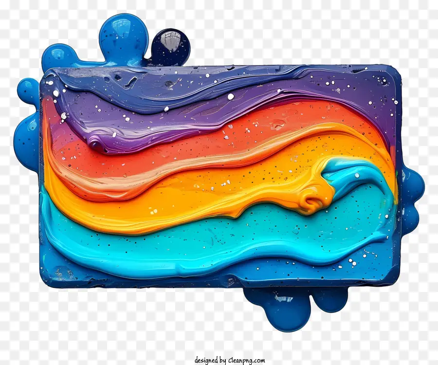 Çok Renkli Boyalar Sabun çubuğu，Renkli Resim PNG