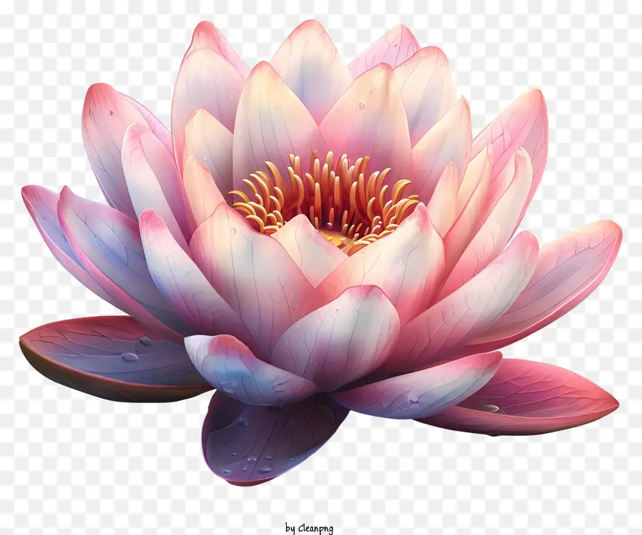 Pastel Lotus çiçeği，Pembe Çiçek PNG