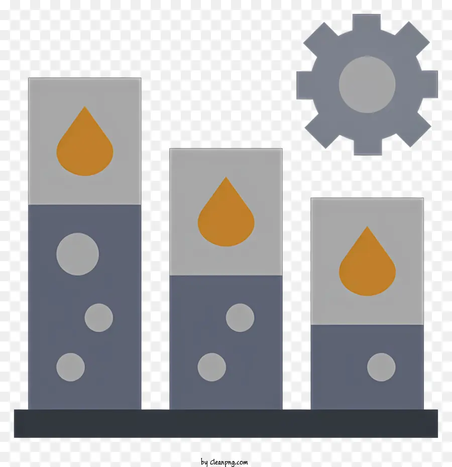 Petrol Endüstrisi，Çubuk Grafiği PNG