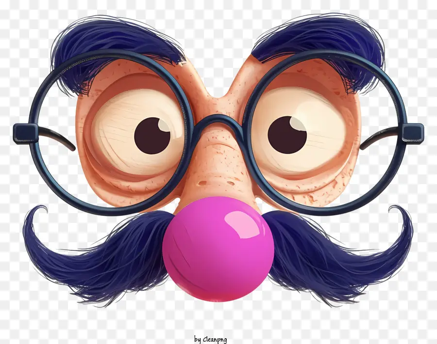 Komik Groucho Burun Gözlükleri，Karikatür Adam PNG