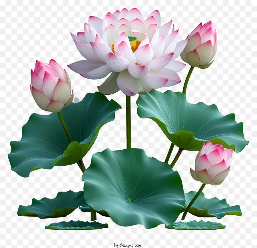 Gerçekçi Stil Lotus Çiçeği，Pembe Lotus Çiçeği PNG