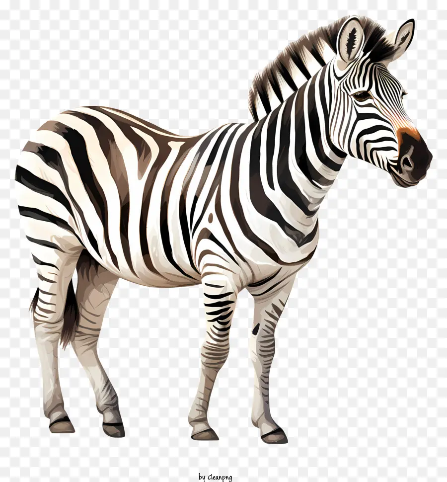 Zebra，Çizgili PNG