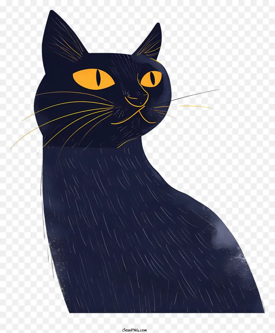 Minimalist Kedi，Kara Kedi PNG