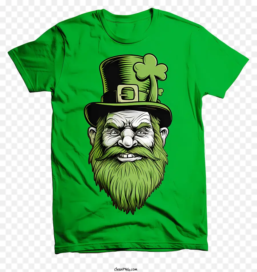 St Patrick ' S Day Tshirt，Leprechaun Gömlek PNG