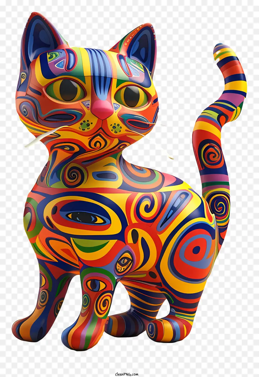 Hayali Kedi，Renkli Kedi PNG