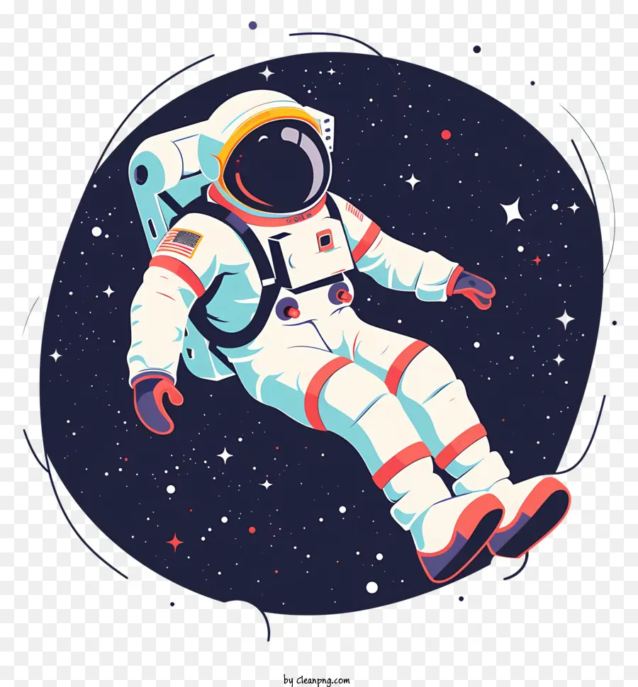 Astronot Yüzen Uzay，Astronot PNG