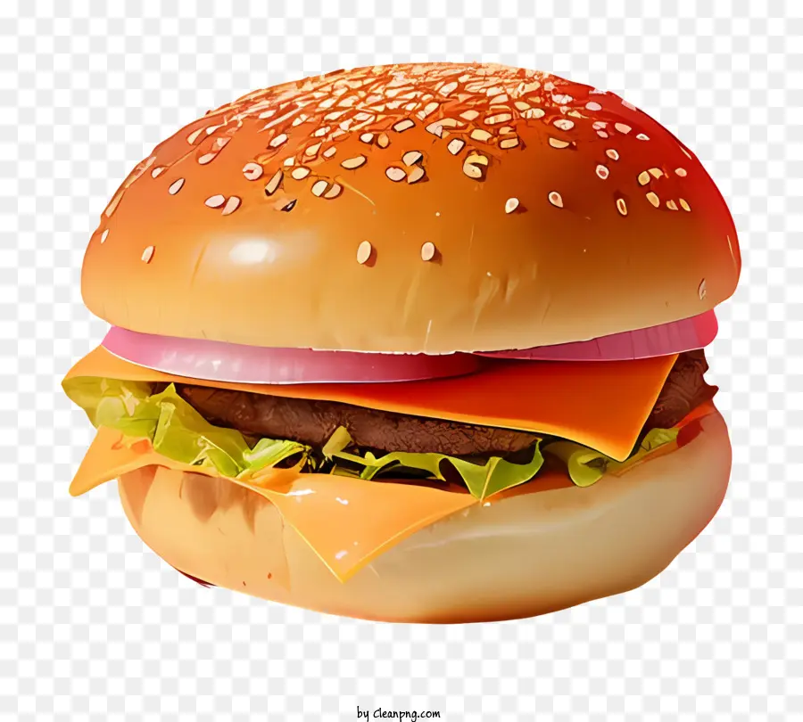 Hamburger，Burger PNG