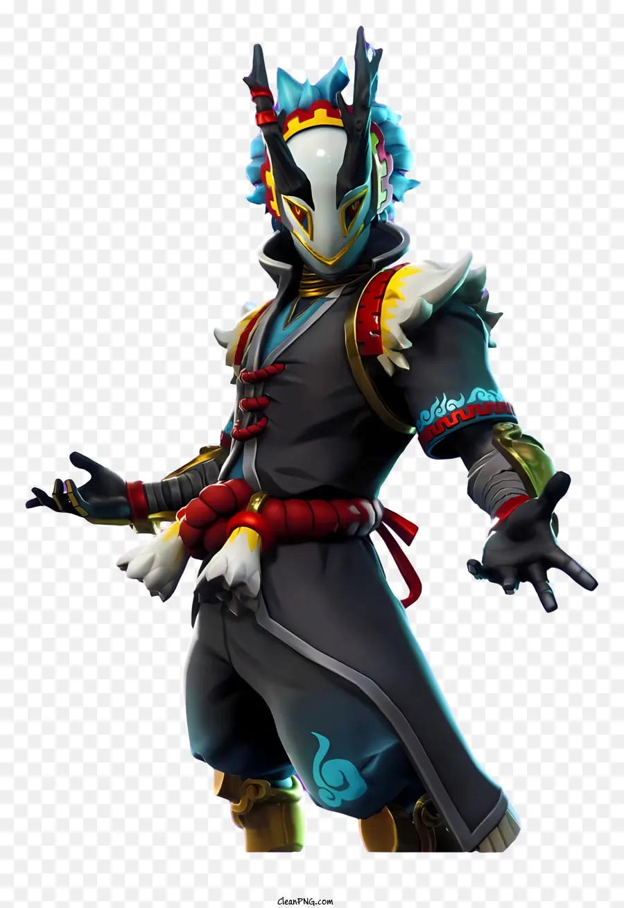 Fortnite，Maskeli Karakter PNG