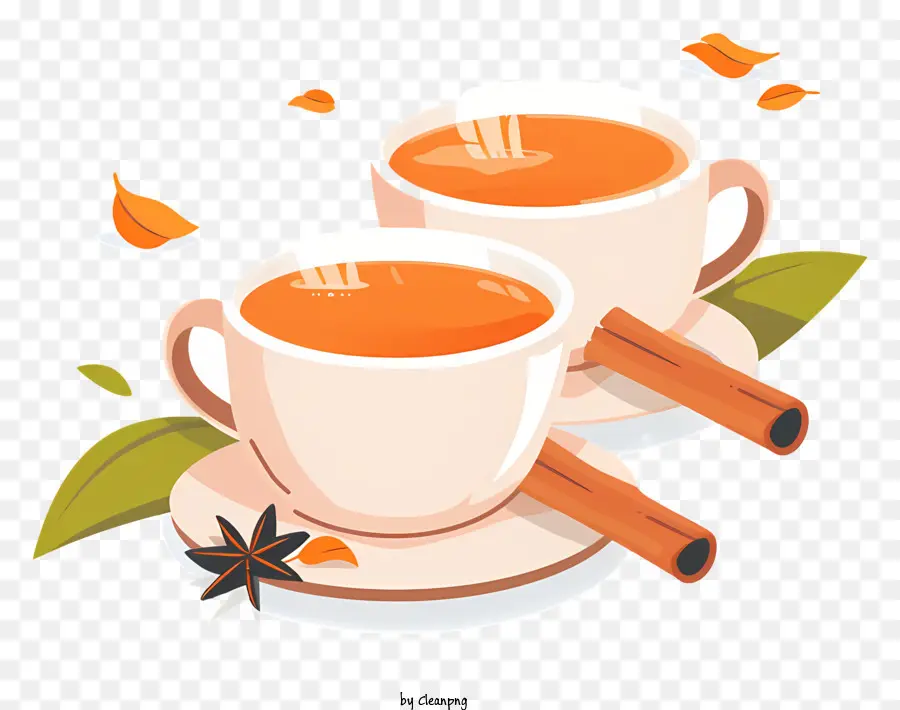 Masala Chai Çayı，Sıcak çay PNG