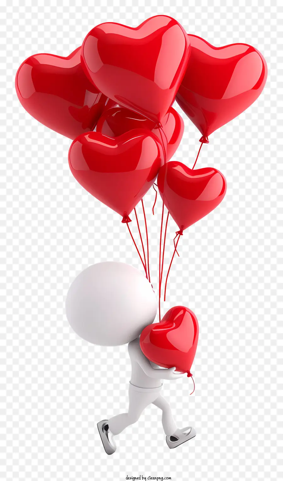 Kalpler Veren Gün，Kırmızı Balonlar PNG