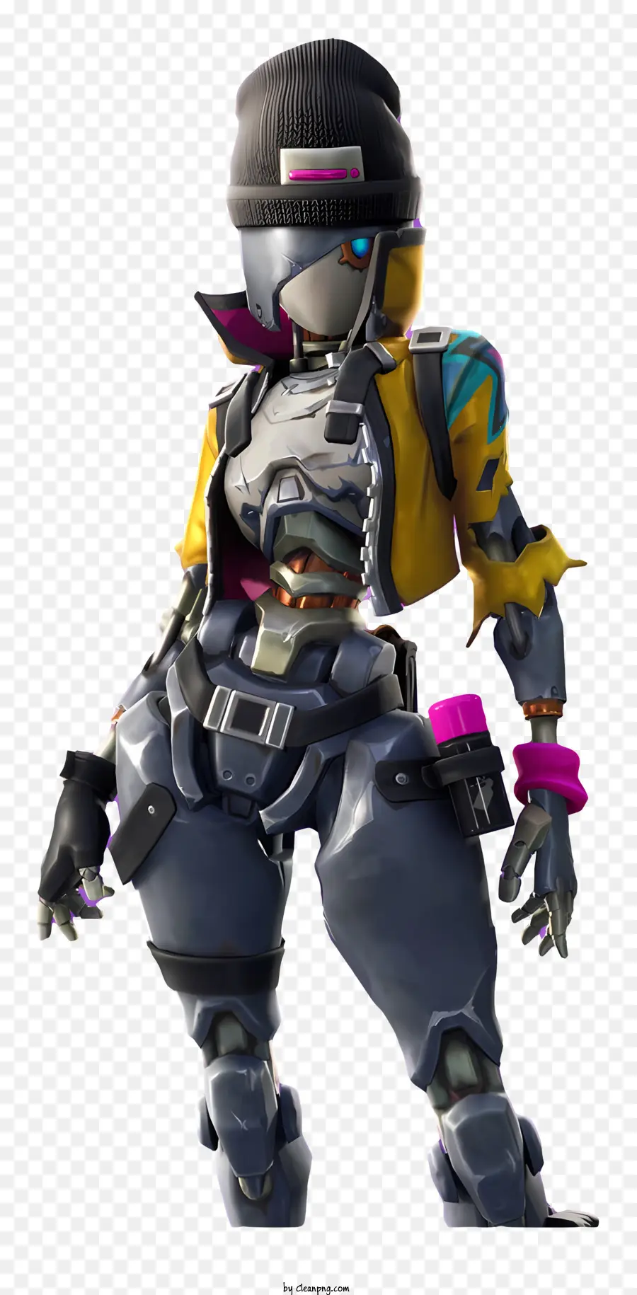 Fortnite，Robot Karakteri PNG