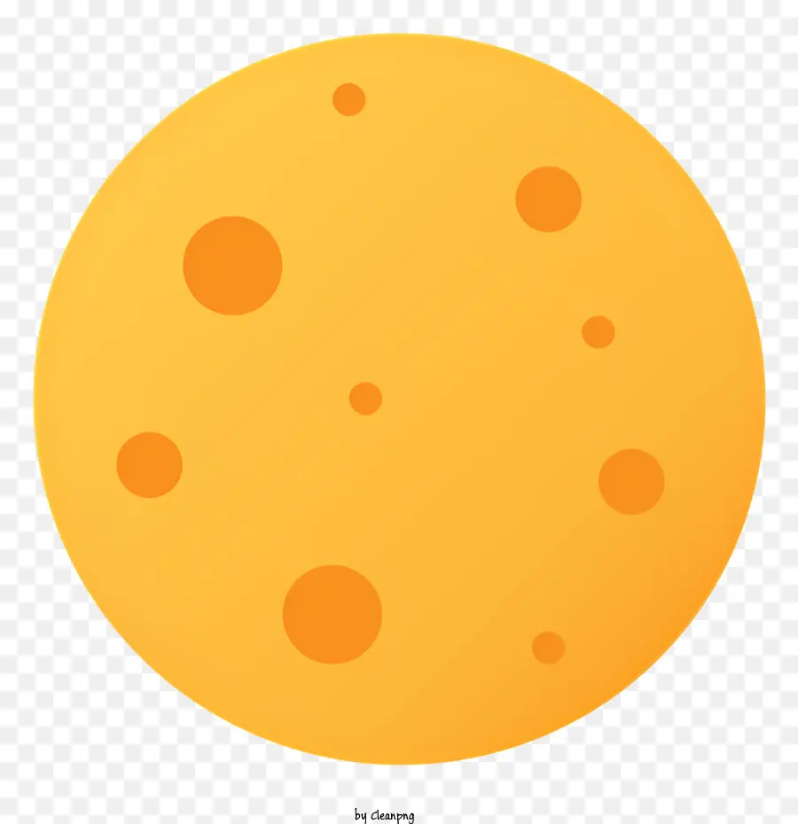 Dolunay，Sarı Peynir Topu PNG
