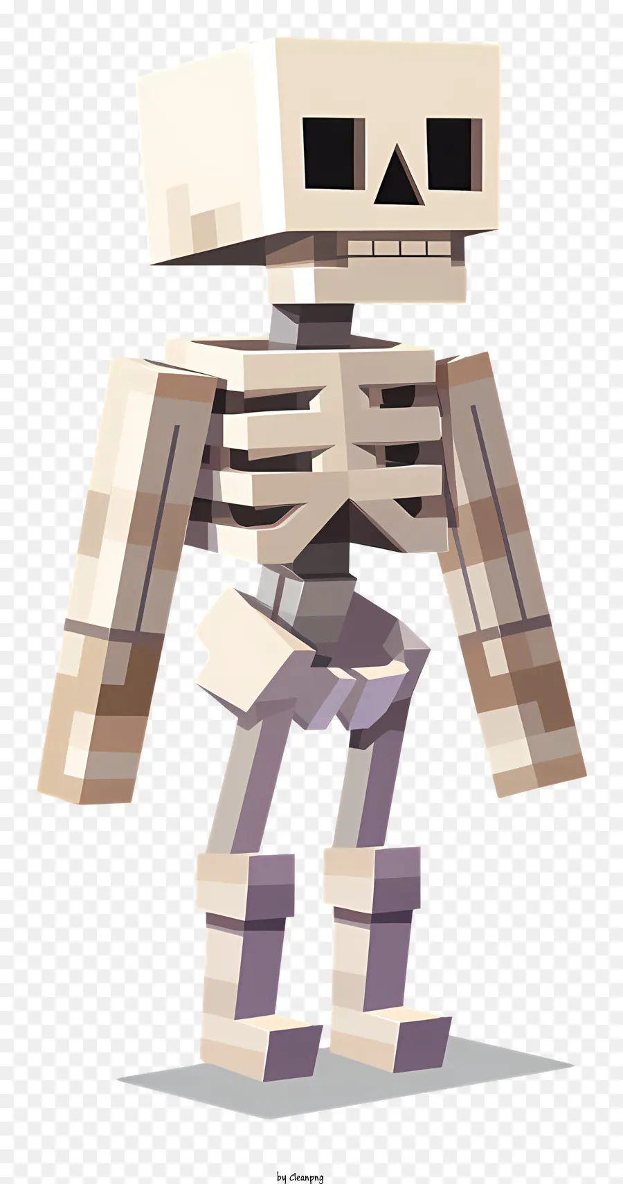 Minecraft，Pikselli Iskelet PNG