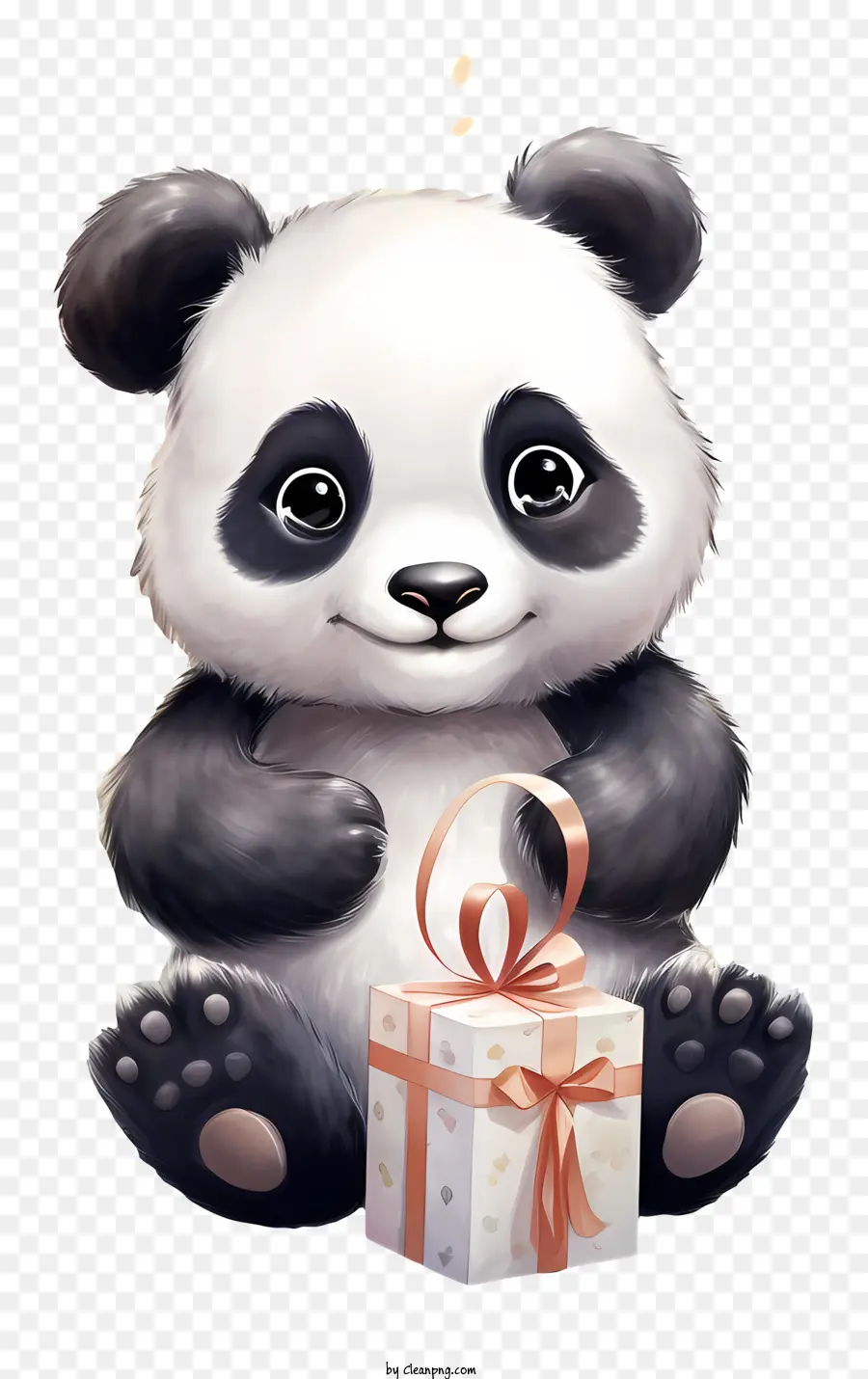 Panda Günü，Hediyeli Panda PNG