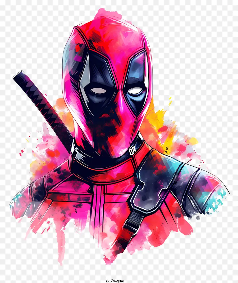 Deadpool，Kırmızı Maskeli Karakter PNG