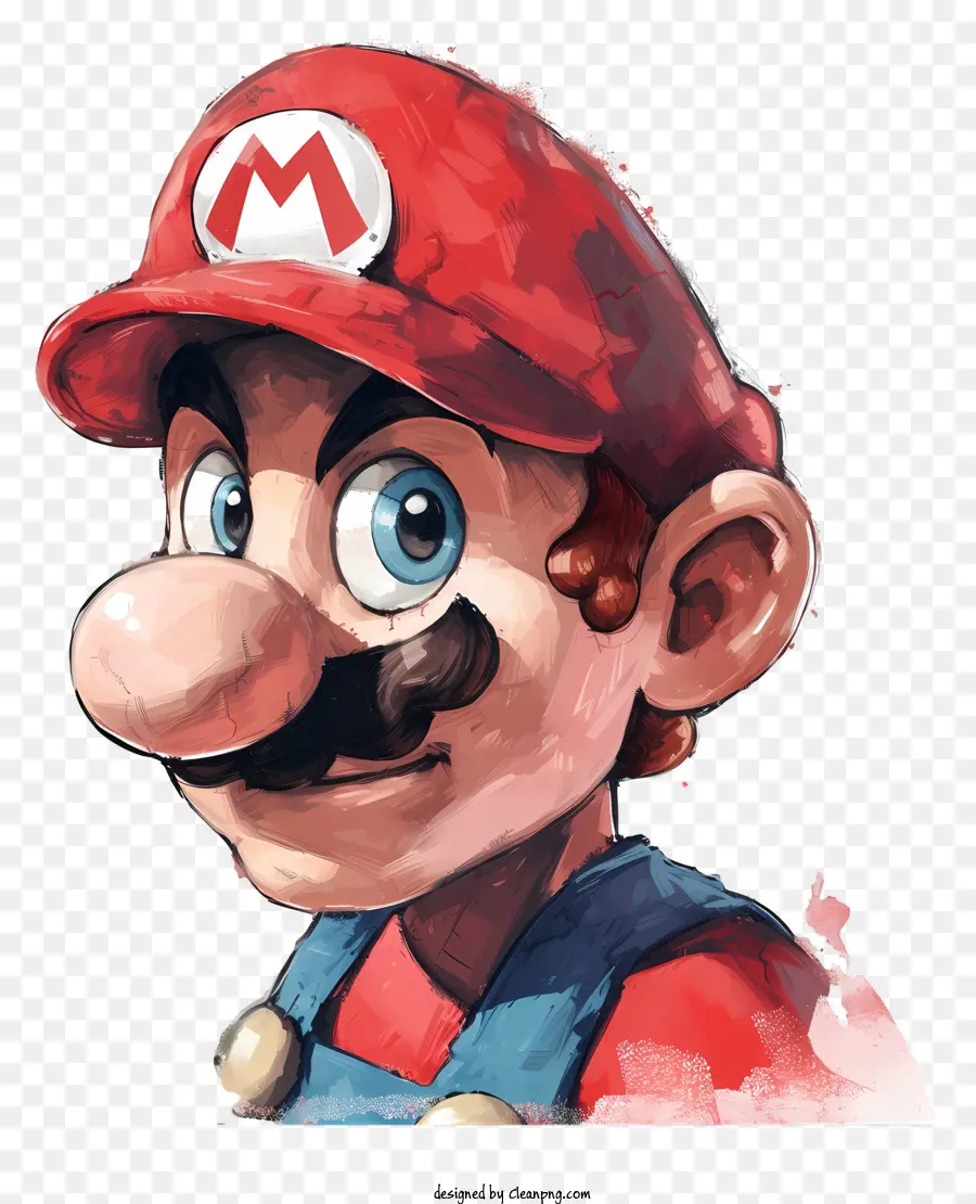 Mario，Kırmızı Tulum PNG