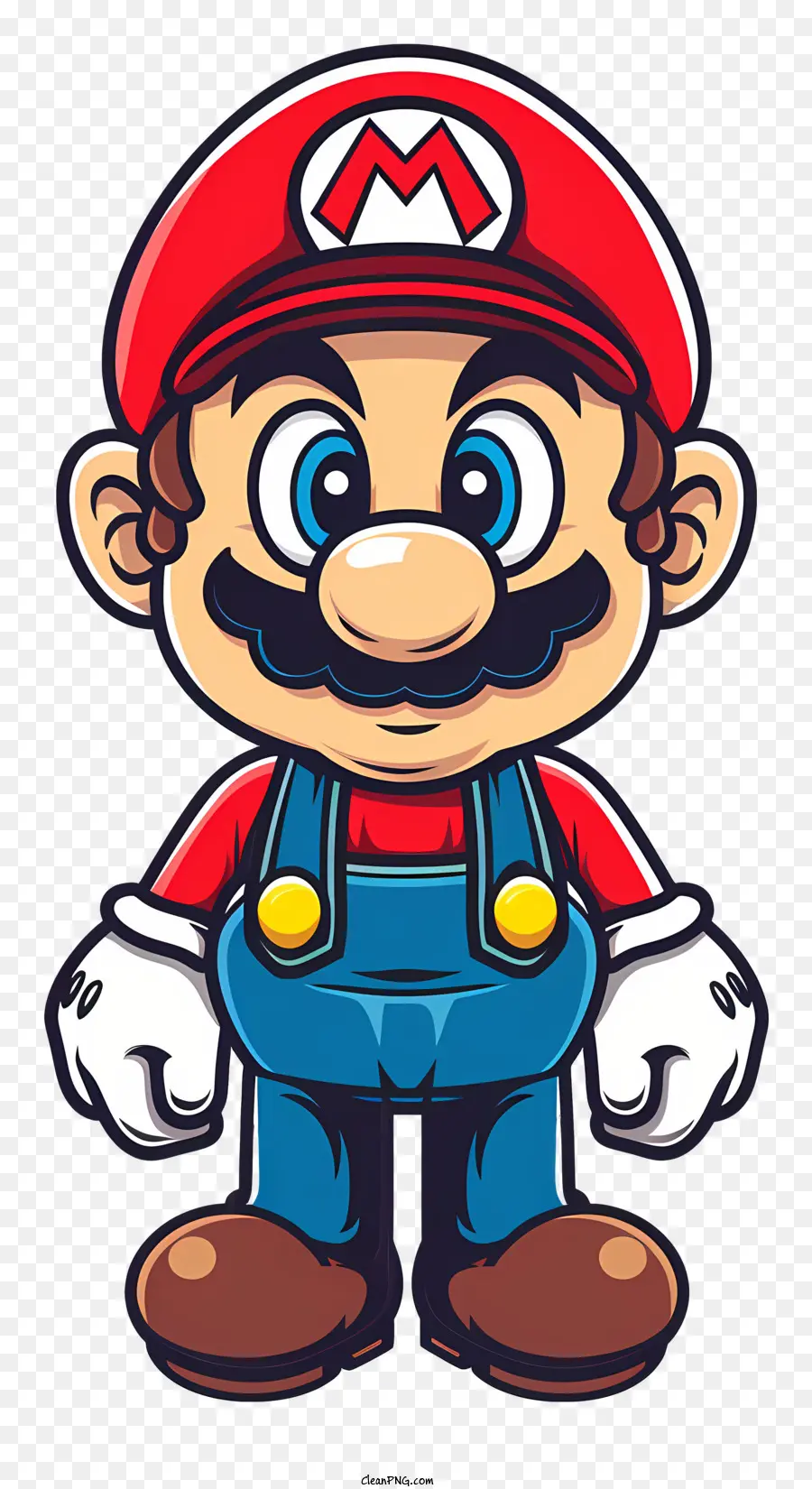 Mario，Kırmızı Tulum PNG