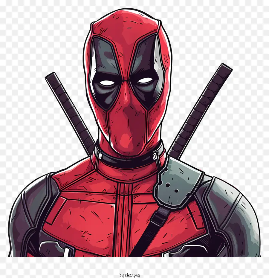 Deadpool，Kırmızı Maskeli Karakter PNG