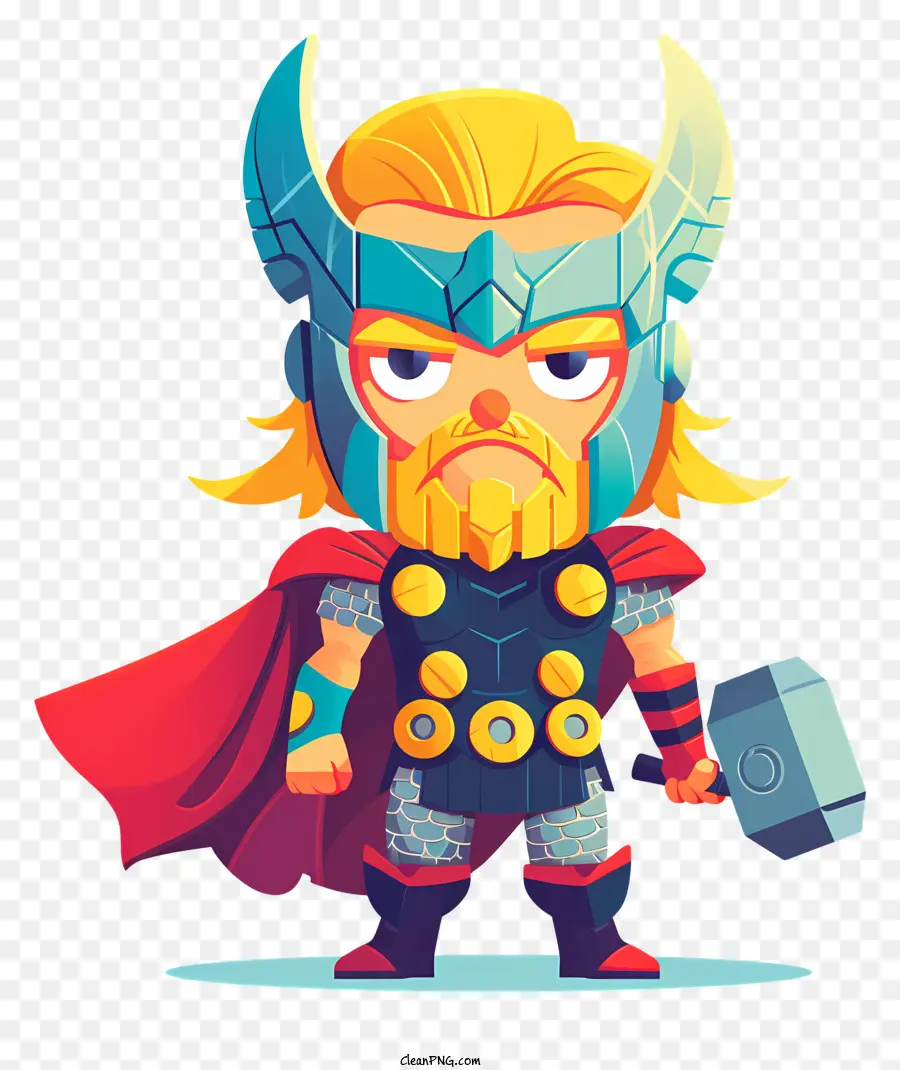 Sevimli Thor，çizgi Film Thor PNG