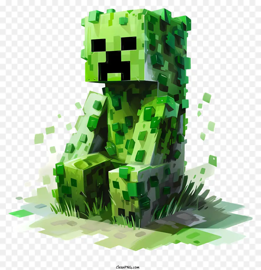 Minecraft，Pikselleştirilmiş Sarmaşık PNG