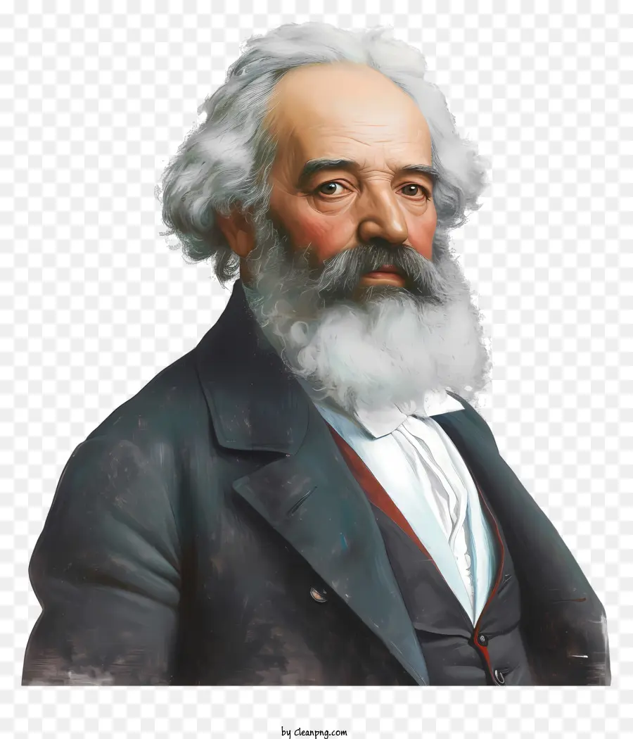 Karl Marx，Portre PNG