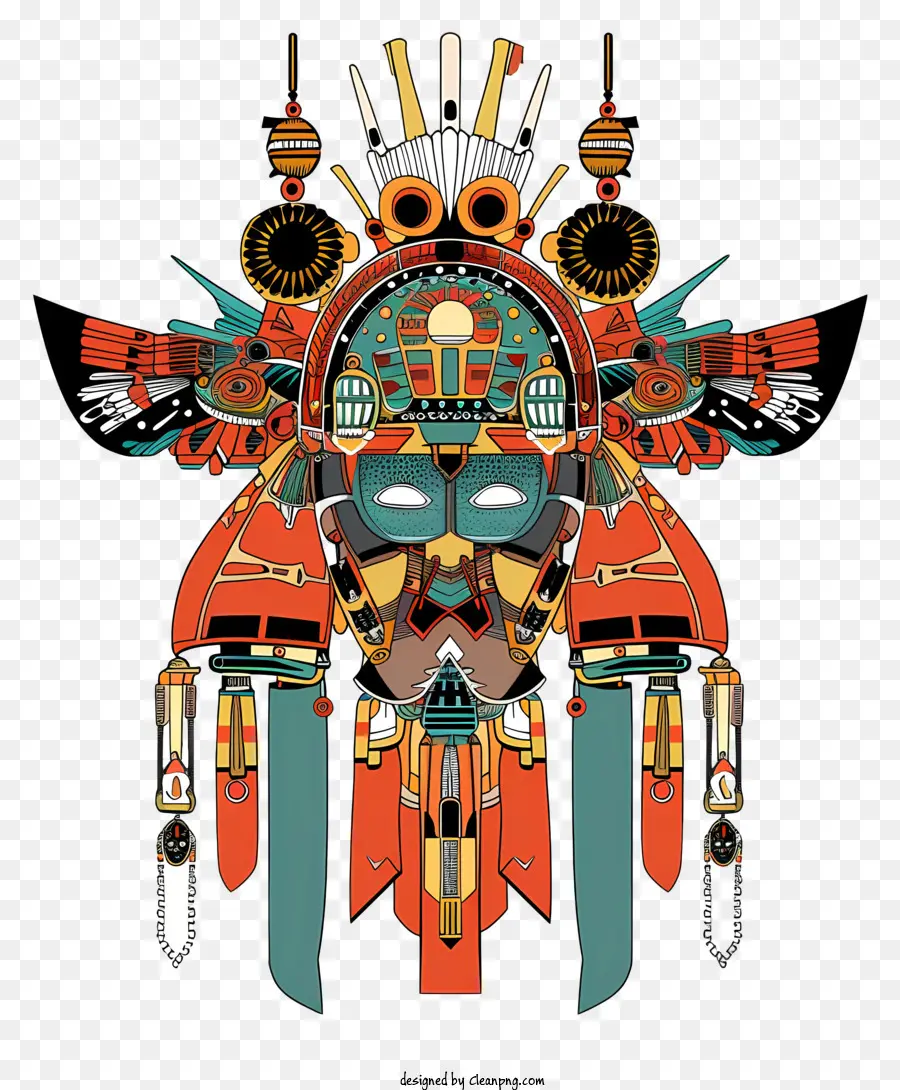 İnka İmparatorluğu Başlığı，Yerli Amerikan Maskesi PNG