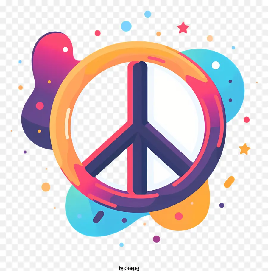 Barış İşareti，Renkli PNG