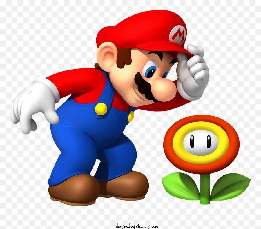 Süper Mario，Ateş Çiçeği Ile Mario PNG