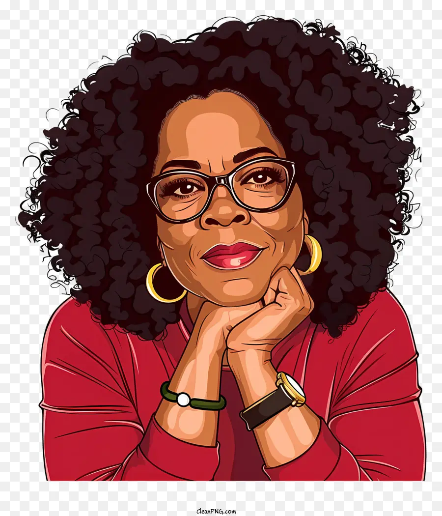 Oprah Winfrey，Çizim PNG