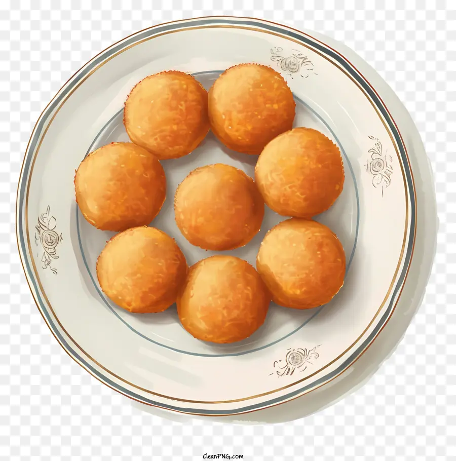 Laddu，Kızarmış Toplar PNG