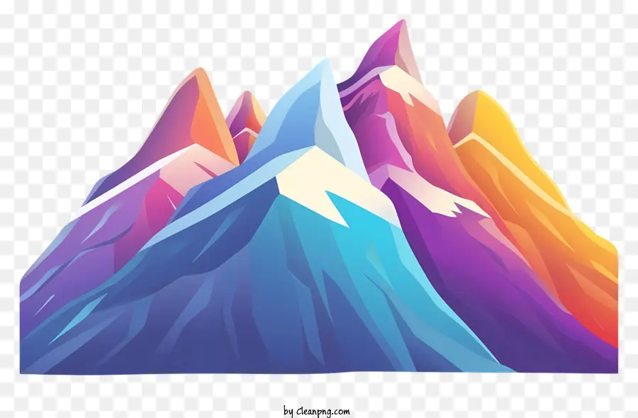 Dağlar，Renkli Dağlar PNG