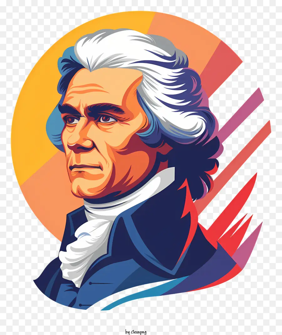 Thomas Jefferson，Portre PNG