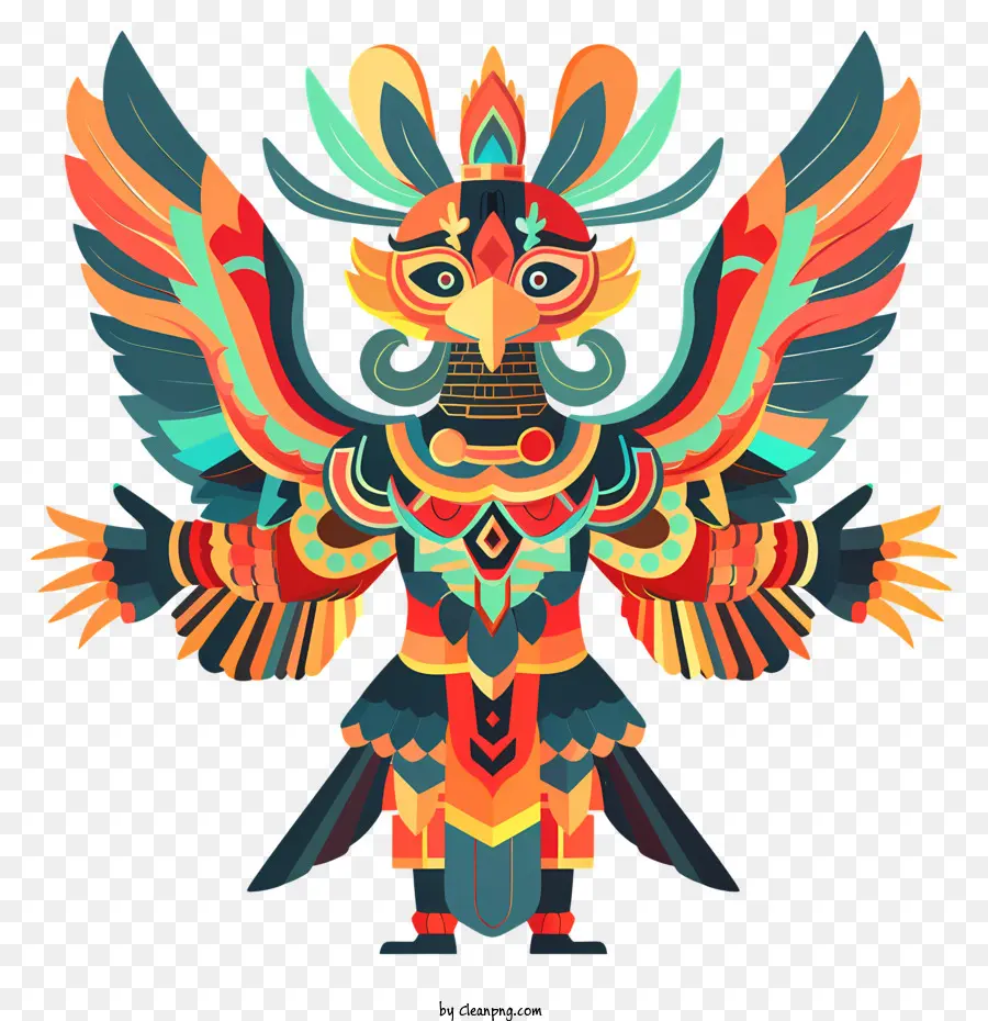 Garuda，Renkli Kuş PNG