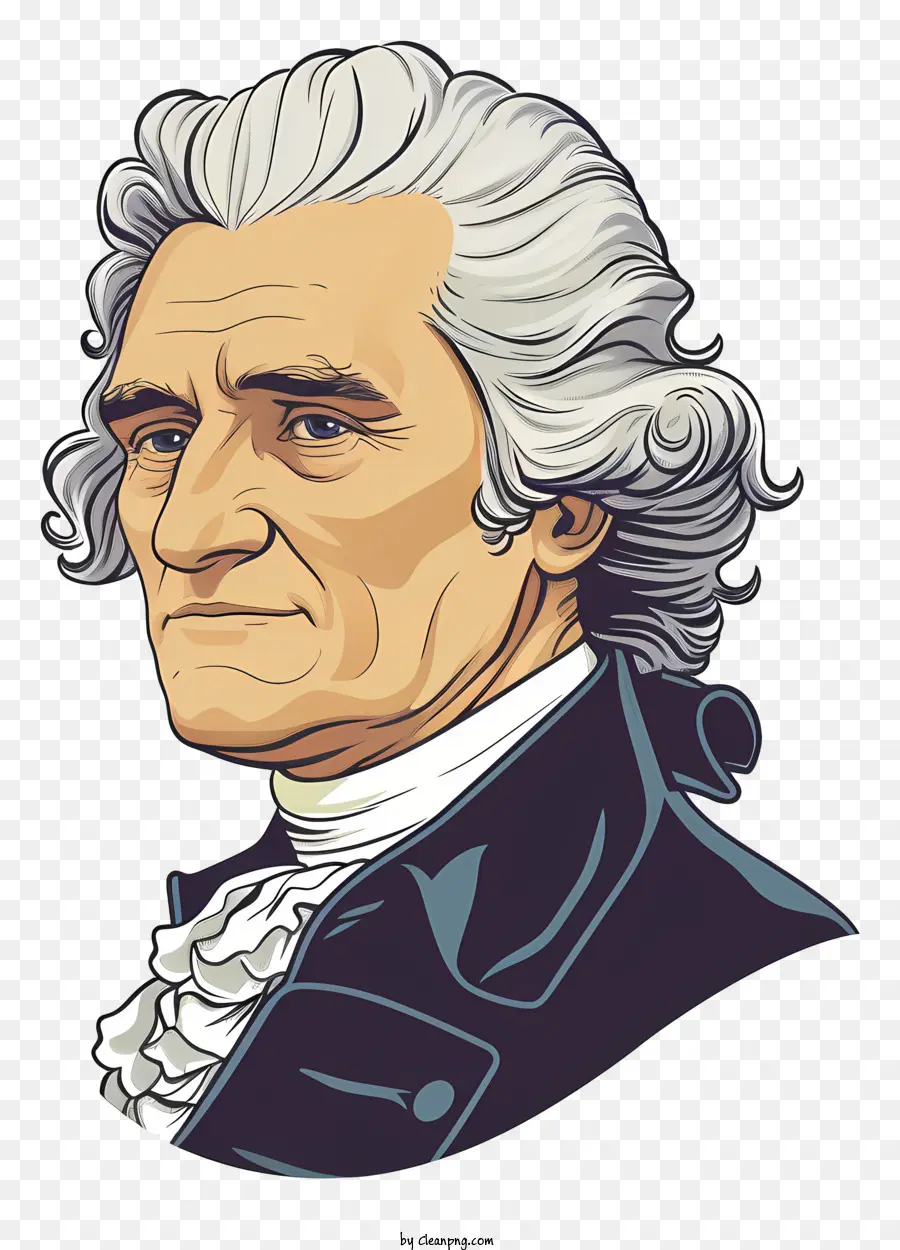 Thomas Jefferson，Siyah Takım Elbise Adamı PNG