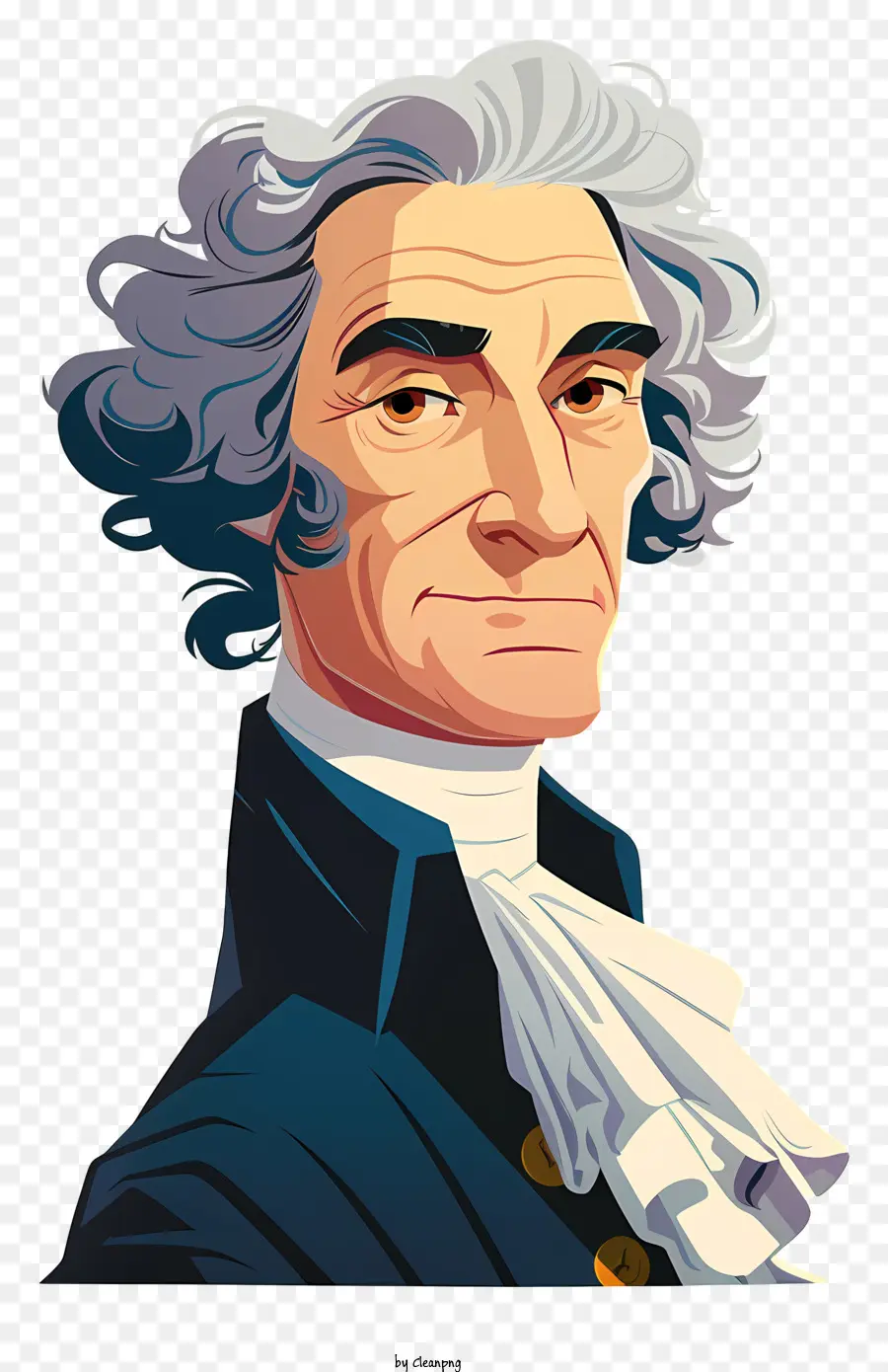 Thomas Jefferson，Portre PNG