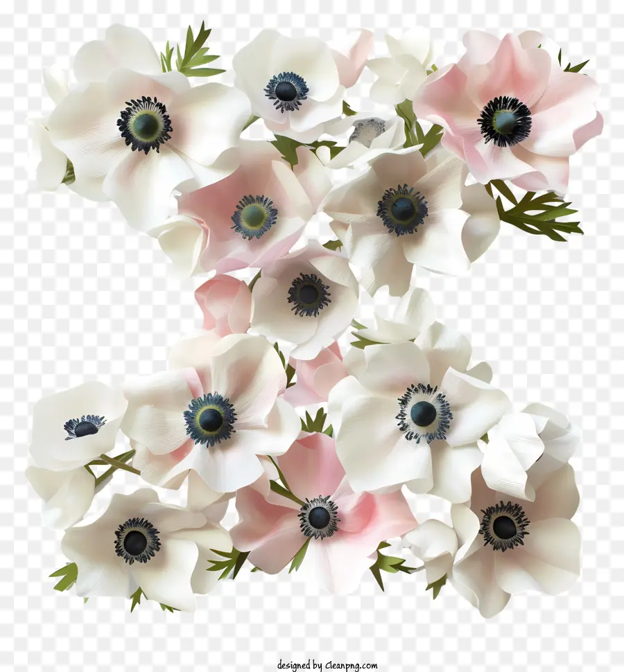 Çiçek Mektubu X，çiçek PNG