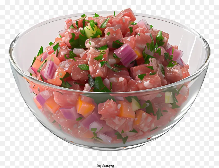 Biftek Tartar，Salata PNG