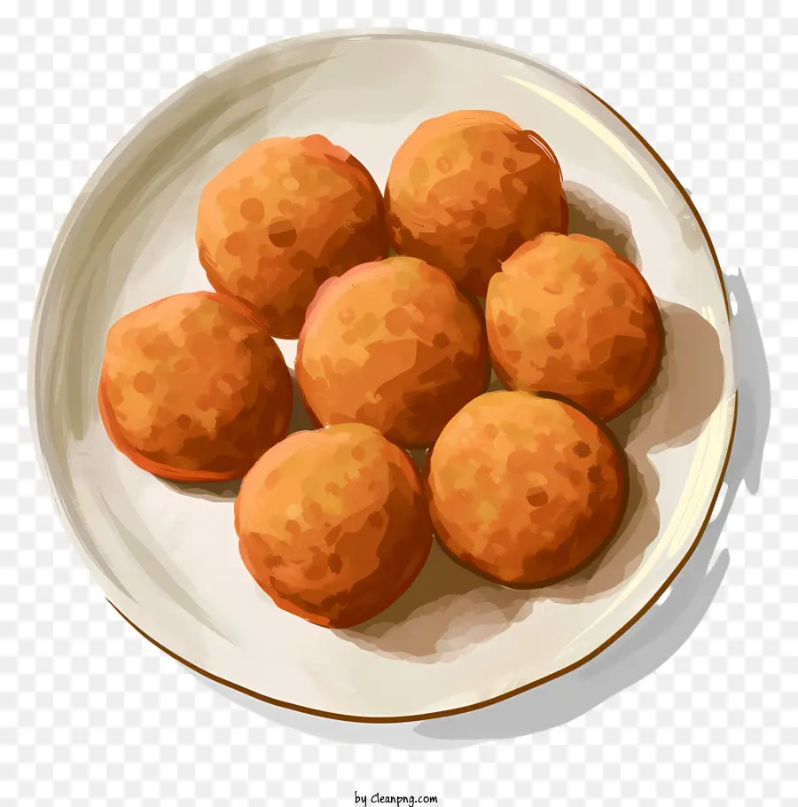 Laddu，Kızarmış Toplar PNG