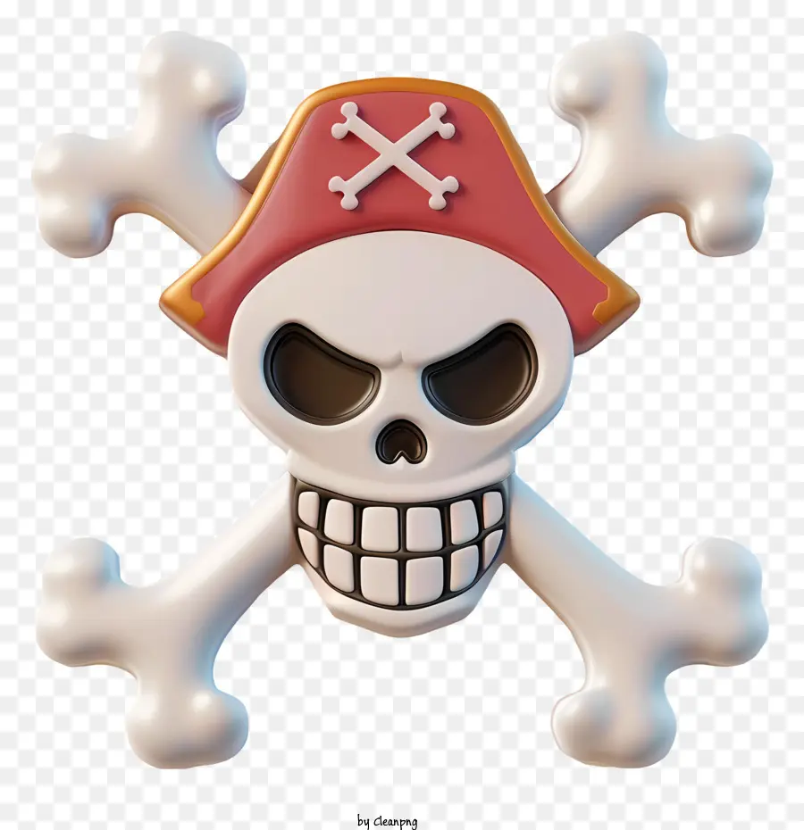 Tek Parça Jolly Roger，Korsan Kafatası PNG