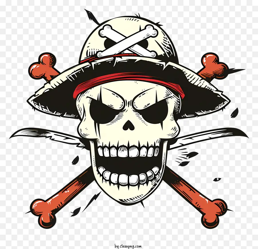 One Piece Jolly Roger，Kafatası PNG