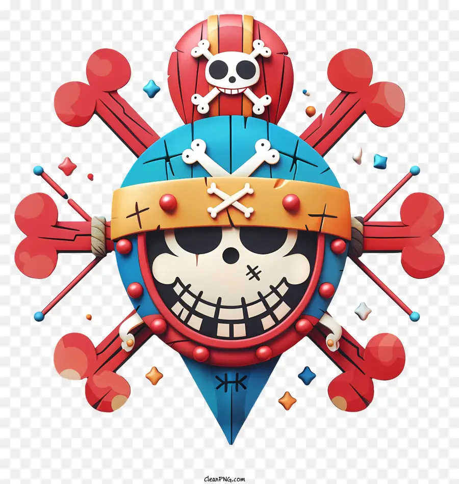 One Piece Jolly Roger，Korsan Kafatası PNG